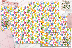 Rainbow Baby Clipart And Seamless Digital Papers Bundle Product Image 19