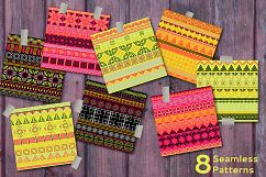 Tribal Vector Seamless Patterns Product Image 6