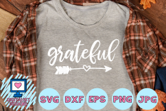 grateful SVG | arrow SVG | Thanksgiving SVG Product Image 1