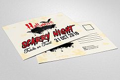 Halloween Trick or Treat Night Postcard Product Image 1