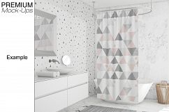 Shower Curtain Mockup Pack Product Image 5