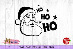 ho ho ho svg, for Silhouette Cameo or Cricut Product Image 1
