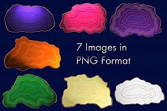 Crystal Slices Clipart Designs Product Image 2