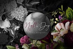 Night and Day Floral Bouquet Graphics Product Image 3