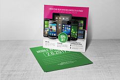 Mobile App Postcard Template Product Image 2