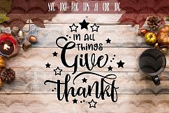 In All Things Give Thanks SVG Product Image 1