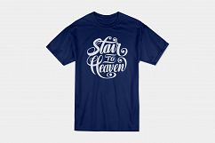 Stair to Heaven Lettering SVG Product Image 1