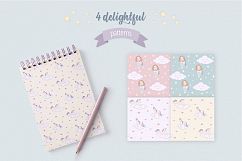 Cute Funny Unicorn Illustration Set Product Image 7