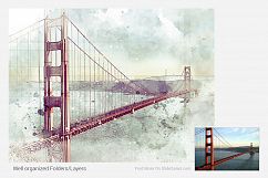 Architecture Sketch Photoshop Action Product Image 15