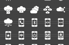 166 Hardware Glyph Inverted Icons Product Image 2