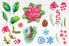 Christmas. Watercolor illustrations. Product Image 5