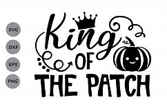 King of The Patch SVG, Halloween svg, Pumpkin svg, Fall svg. Product Image 1