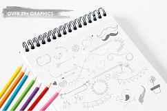 Chalkboard Doodles graphics and illustrations Product Image 3