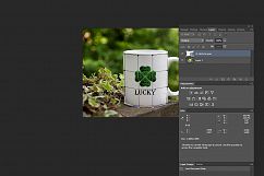 White Coffee mug mockup bokeh nature Product Image 5