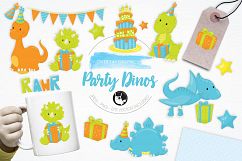 Party Dinos graphics and illustrations Product Image 1