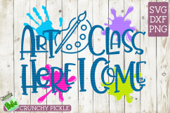 Art Class Here I Come SVG Product Image 2