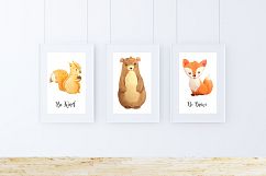 Watercolor Forest Animals Product Image 4