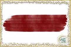 Scarlet Red Splotches Brush Strokes Clipart crimson Glitter  24 PNG - transparent background images Product Image 25