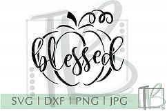 Blessed Pumpkin SVG Product Image 2