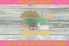 Thanksgiving Turkey and Pumpkin Hair Bow Template Combo Product Image 2