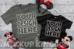 Mommy and Me Mockup, Crew Neck Mockup, Parent Child Mockup Product Image 1