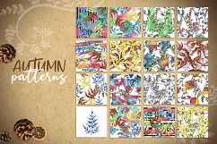 Watercolor autumn leaves png Product Image 2