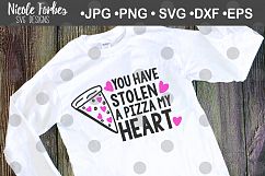 You Have Stolen A Pizza My Heart SVG Cut File Product Image 2