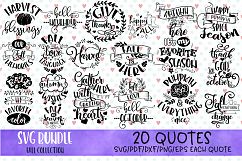 SVG Bundle Fall, Harvest SVG, Farm SVG, Autumn quotes svg Product Image 1