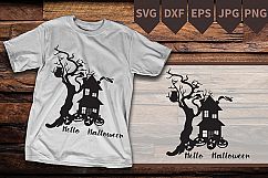 Hello Halloween shirt,t shirt halloween digital file Product Image 2