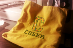 C for Cheer Applique Embroidery Design Product Image 2