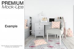 Throw Pillows &amp; Carpet Mockup Pack Product Image 15