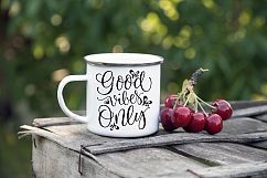 Camping tin mug mockup cup mock up metal camp enamel silver  Product Image 3