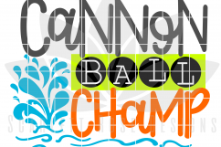 Cannon Ball Champ SVG Product Image 2