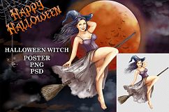Halloween witch Pin up girl Product Image 1