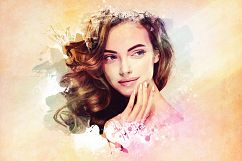 Watercolor Photoshop PSD Template Product Image 7