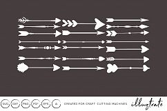 Arrows SVG Cut File - DXF - Craft Cutting Files Product Image 1