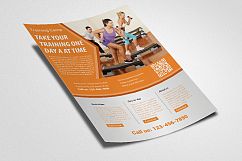 Fitness, Gym &amp; Body Performance Flyer Template Product Image 3
