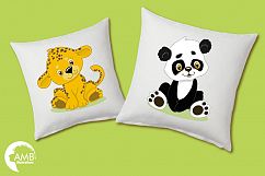 Jungle Babies clipart, graphics and illustration AMB-131 Product Image 3