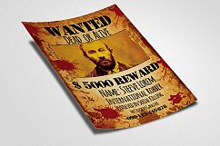 Criminal Wanted Flyer Template Product Image 2
