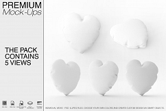 Heart Pillow Mockup Product Image 2