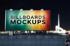 Billborad Mockups at Night Vol.3 Product Image 11