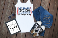 Mitt Findin Feet Icin Hard Workin Baseball Mom Product Image 2