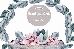 Spring watercolor compositions with Giacint illustration Product Image 2
