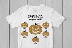 GrandMa&#039;s Pumpkin Patch - Halloween SVG EPS DXF PNG Cut File Product Image 4