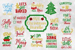 Funny Christmas Quotes Bundle - SVG, EPS, DXF, PNG Product Image 1