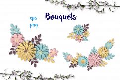 Horses, flowers &amp; alphabet – Vector Paper Art Style Product Image 3
