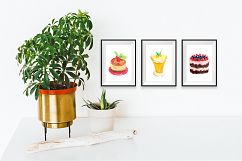 Sweet Treats Watercolor Clip Art Product Image 3
