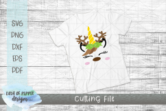 Christmas Unicorn SVG Bundle Cutting File - Christmas SVG Product Image 9