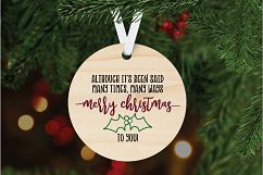 Merry Christmas To You - Christmas SVG Cut File - DXF EPS Product Image 4