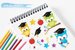 Graduation Owls  graphics and illustrations Product Image 3